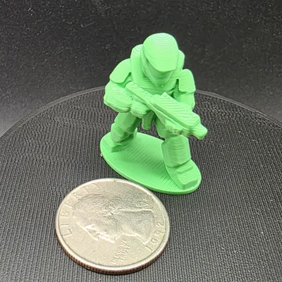 Mô hình 3D Master Chief (Halo) - Thu nhỏ hoặc phóng to tùy ý