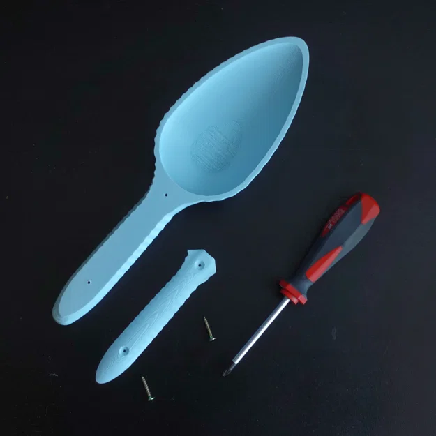Xẻng làm vườn (Garden Shovel) in 3D - Image 3