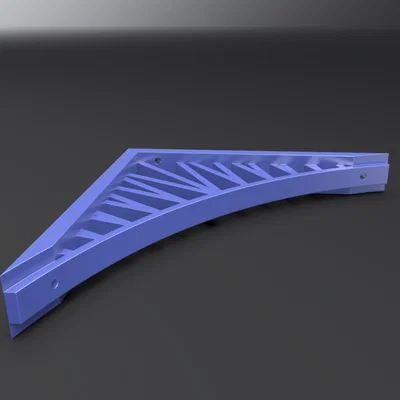 Pat đỡ kệ treo tường (Shelf Holder) in 3D chắc chắn, thẩm mỹ cao