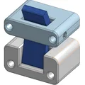 Chốt gài dạng móc kèm nam châm (Hook latch with magnets) - Thumbnail 2