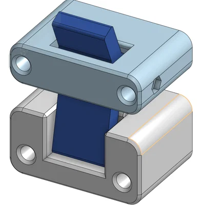 Chốt gài dạng móc kèm nam châm (Hook latch with magnets)