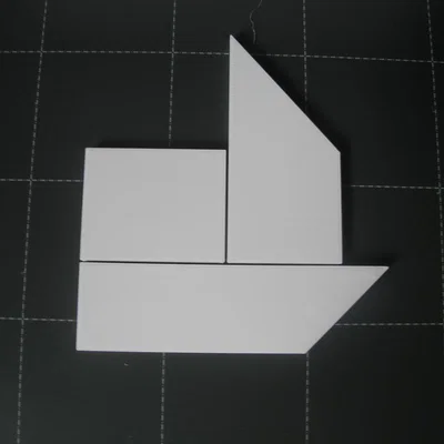 Bộ đồ chơi xếp hình trí tuệ Tangram 1 in 3D