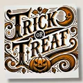 “The Haunting Offering” – Bảng Hueforge Halloween Vintage “Trick or Treat” - Thumbnail 2