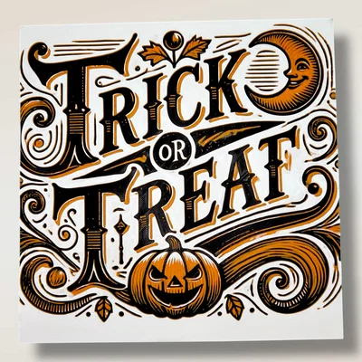 “The Haunting Offering” – Bảng Hueforge Halloween Vintage “Trick or Treat”