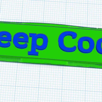 Kẹp quạt 120mm trang trí "Keep Cool" siêu chất cho PC