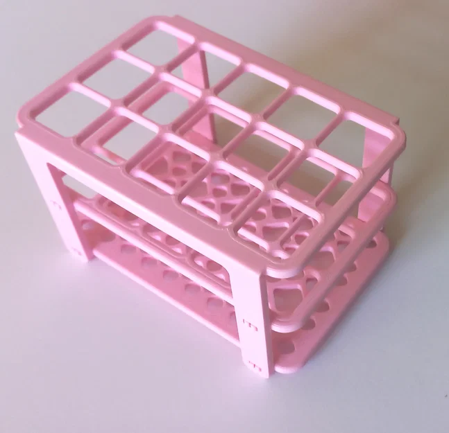 Giá/khay ống nghiệm dạng gập (foldable) – Test tube rack/stand - Image 1