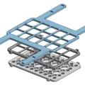 Giá/khay ống nghiệm dạng gập (foldable) – Test tube rack/stand - Thumbnail 2