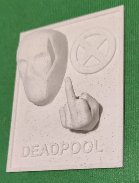 Mô hình 3D tranh phù điêu Deadpool trang trí tường cực chất - Image 1