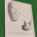 Mô hình 3D tranh phù điêu Deadpool trang trí tường cực chất - Thumbnail 2