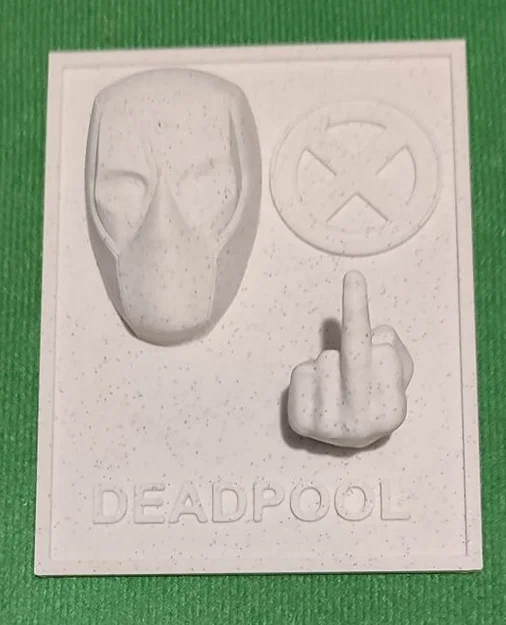 Mô hình 3D tranh phù điêu Deadpool trang trí tường cực chất - Image 3