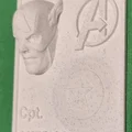 Mô hình phù điêu 3D Captain America trang trí tường siêu chất - Thumbnail 2