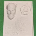 Mô hình phù điêu 3D Captain America trang trí tường siêu chất - Thumbnail 3