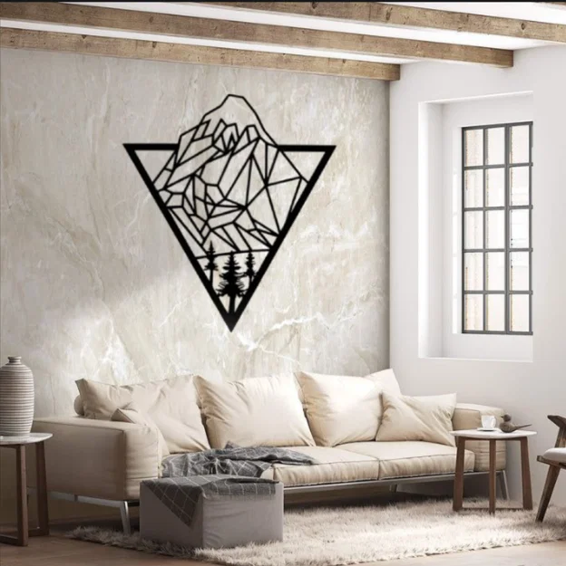 WallArt Nature Mauntains 002 – Tranh treo tường 3D hiện đại - Image 1