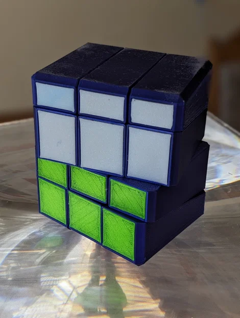 Khối Rubik xéo Angled Twisty Puzzle Cube 1x3x4 - Image 1