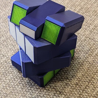 Khối Rubik xéo Angled Twisty Puzzle Cube 1x3x4