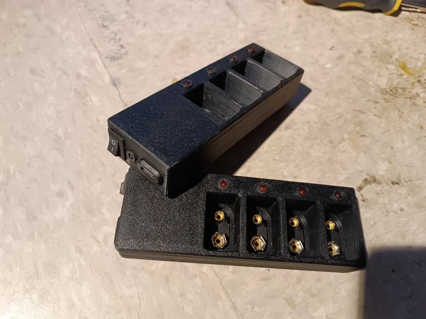 Bộ vỏ sạc nhỏ giọt cho pin 9V NiMH - Image 1