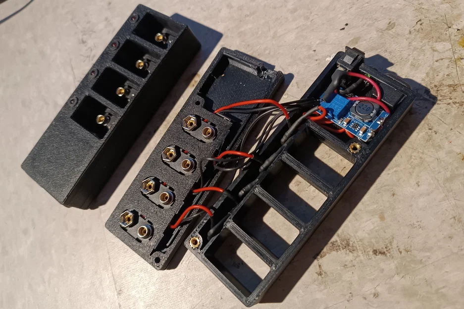 Bộ vỏ sạc nhỏ giọt cho pin 9V NiMH - Image 3