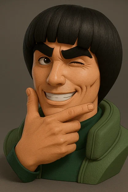Guy Sensei – Mô hình 3D Naruto (Taijutsu master) - Image 1