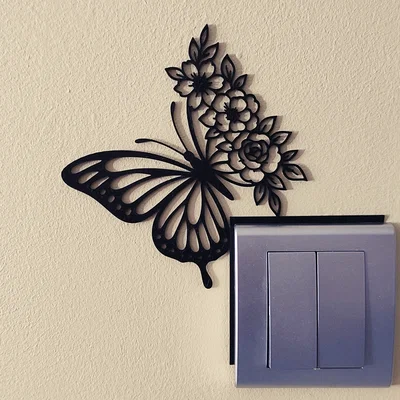Bướm Trang Trí Cho Công Tắc Đèn v2 (Decorative Butterfly for Light Switch v.2)