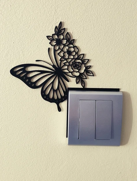 Bướm Trang Trí Cho Công Tắc Đèn v2 (Decorative Butterfly for Light Switch v.2) - Image 2