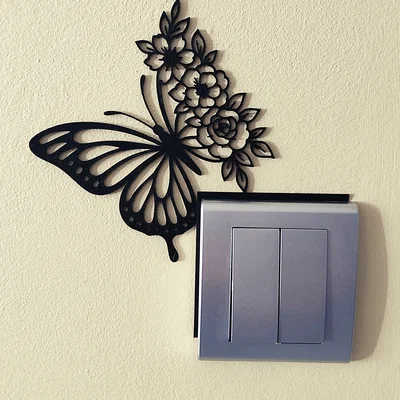 Bướm Trang Trí Cho Công Tắc Đèn v2 (Decorative Butterfly for Light Switch v.2)