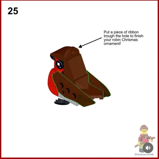 Mô hình chú chim phong cách LEGO (LEGO bird) trang trí độc đáo - Image 11