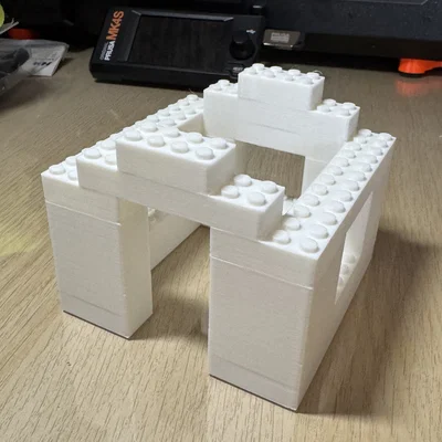 Mô hình ngôi nhà phong cách Minecraft tương thích Lego