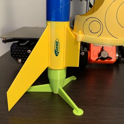 Đế đứng Estes Solo Rocket & Vòng glider thay thế