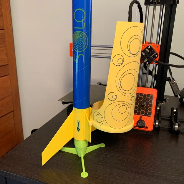 Đế đứng Estes Solo Rocket & Vòng glider thay thế - Image 4