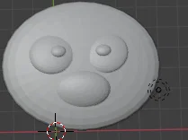 Mô hình 3D Pancake Face đáng yêu cho góc học tập - Image 1