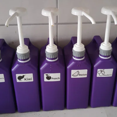 Adapter bơm sirup cho can 1,9L/2,5kg Molecula ren S32
