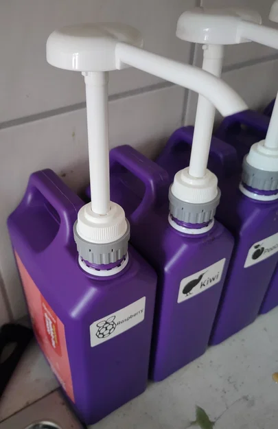 Adapter bơm sirup cho can 1,9L/2,5kg Molecula ren S32 - Image 2