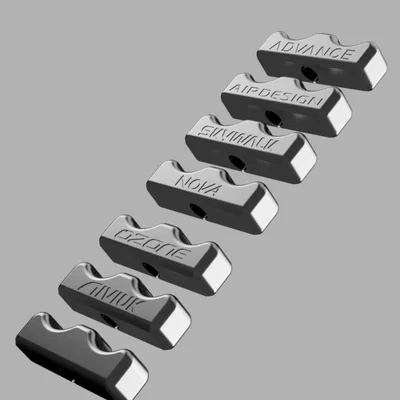 Tay cầm điều khiển dù lượn (Paragliding handles) tùy chỉnh thương hiệu