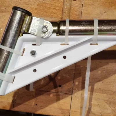 Gá giữ góc ổn định 110° cho thanh lều 25mm