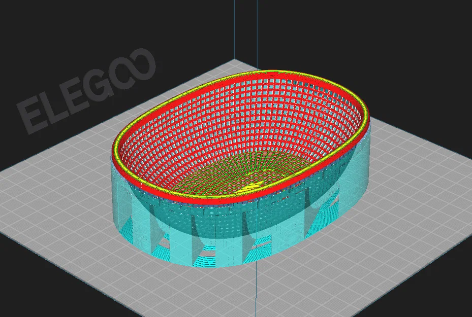 Rọ rửa trái cây/rau củ (lỗ nhỏ mịn) – STL in 3D - Image 2