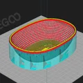 Rọ rửa trái cây/rau củ (lỗ nhỏ mịn) – STL in 3D - Thumbnail 2