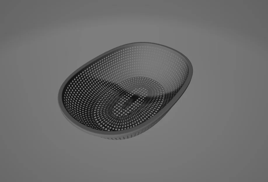 Rọ rửa trái cây/rau củ (lỗ nhỏ mịn) – STL in 3D - Image 3