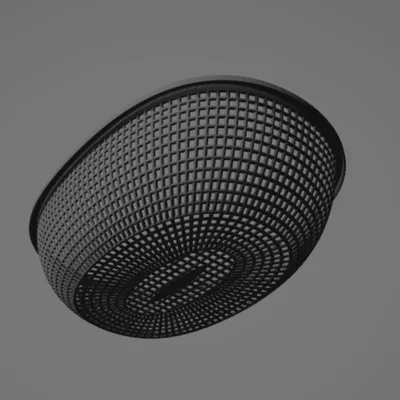 Rọ rửa trái cây/rau củ (lỗ nhỏ mịn) – STL in 3D