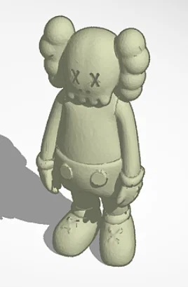 Mô hình nghệ thuật Kaws 3D – Tải file STL trang trí độc đáo - Image 1