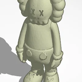 Mô hình nghệ thuật Kaws 3D – Tải file STL trang trí độc đáo
