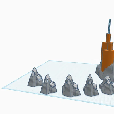 Mô hình trang trí 3D phong cách căn cứ StarCraft ấn tượng