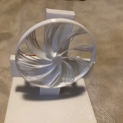 Mô hình quạt vĩnh cửu Perpetual fan - Thử thách in 3D