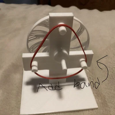Mô hình quạt vĩnh cửu Perpetual fan - Thử thách in 3D