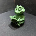 Mô hình chú cá sấu 3D đang đọc sách cực đáng yêu - Thumbnail 6