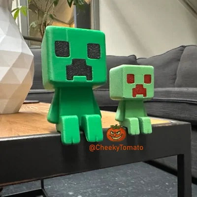Minecraft Creeper Deskbuddy – Creeper ngồi mép bàn