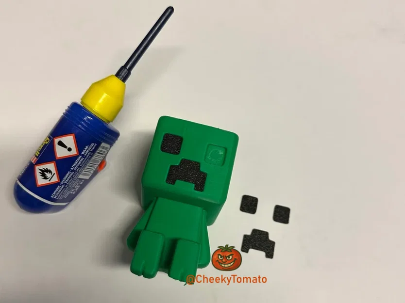 Minecraft Creeper Deskbuddy – Creeper ngồi mép bàn - Image 2