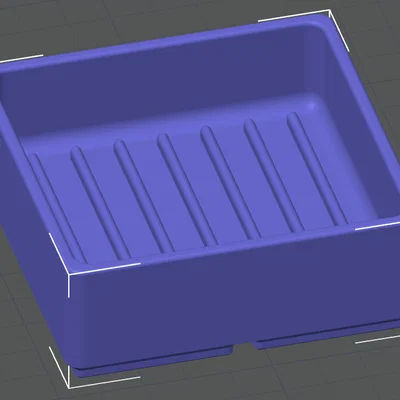 Khay chứa dụng cụ vệ sinh bàn in (Build Plate Cleaner) chuẩn Gridfinity