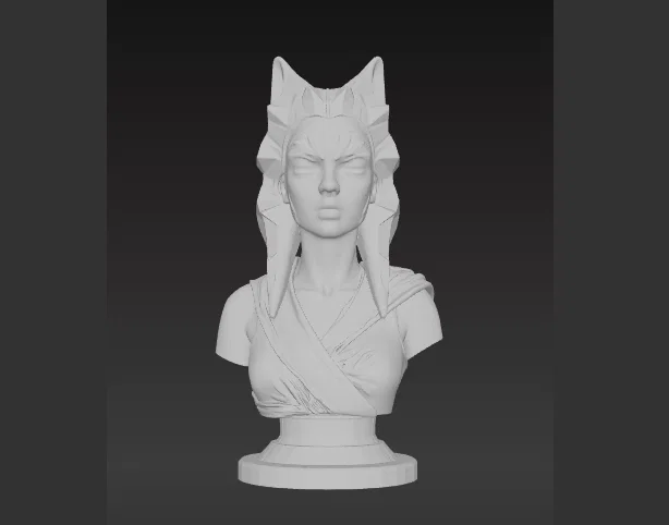 Mô hình tượng Ahsoka Tano (Star Wars) - File in 3D chất lượng cao - Image 1