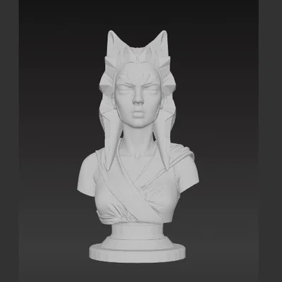 Mô hình tượng Ahsoka Tano (Star Wars) - File in 3D chất lượng cao