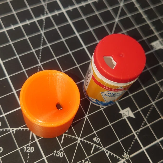 Phễu 3D tiện lợi chiết muối vào lọ mini nhanh chóng - Image 1